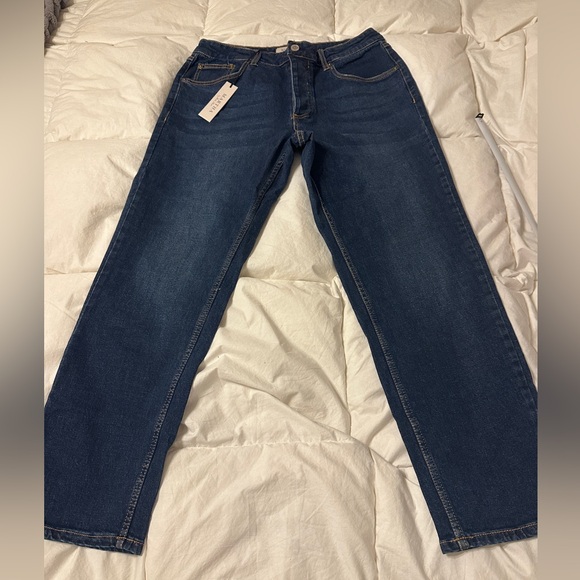 Martha by Martha Stewart Dark Blue Straight Leg Jeans - NWT - Size 12 - Picture 3 of 14